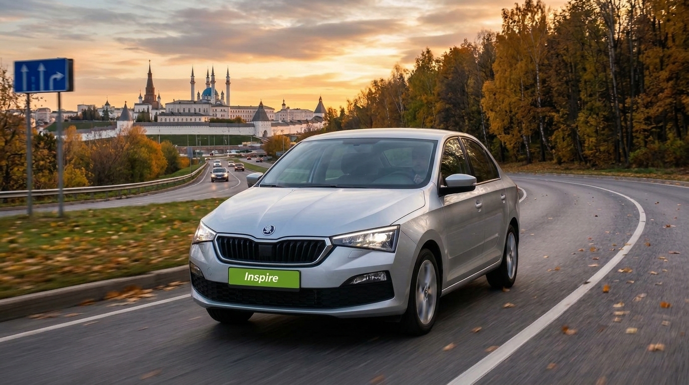 Из Казани в Москву на Skoda Rapid — без доплаты за возврат! Экономия 23 000 рублей